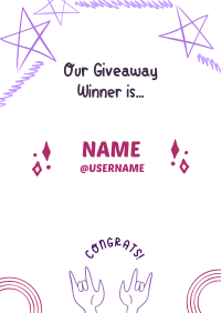 Very Peri Giveaway Winners Poster Image Preview