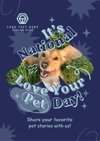 Flex Your Pet Day Flyer Design
