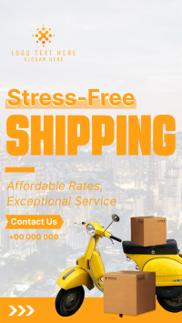 Stress Free Delivery Facebook story Image Preview