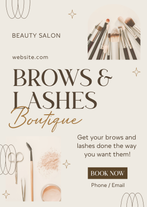 Minimalist Beauty Salon Flyer Image Preview