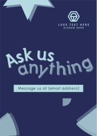 What Would You Like to Ask? Flyer Design