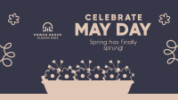 Celebrate May Day Facebook Event Cover Design