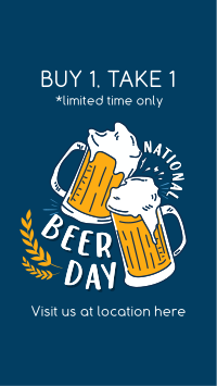 Beer Day Celebration Facebook Story Image Preview