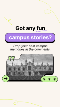 Student Campus Stories Instagram Reel Preview