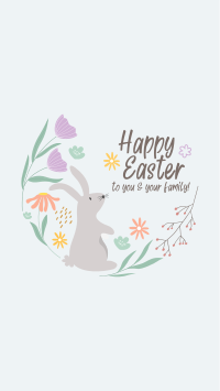 Easter Wreath Facebook story Image Preview