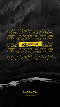 Flash Sale Yellow Facebook Story Design