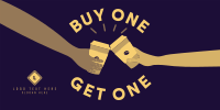 Buy One Get One Coffee Twitter post Image Preview