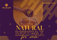 Beeswax For Sale Postcard Design