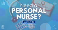 Modern Personal Nurse Facebook ad Image Preview