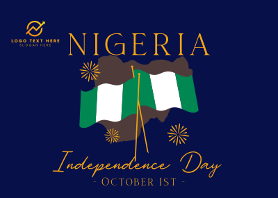 Nigeria Independence Event Postcard Image Preview
