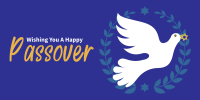 Happy Passover Twitter Post Design