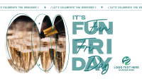 Fun Friday Party Celebrate Facebook Event Cover Design