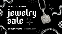 Y2k Jewelry Sale Facebook Event Cover Design