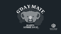 Happy Aussie Koala Facebook Event Cover Image Preview