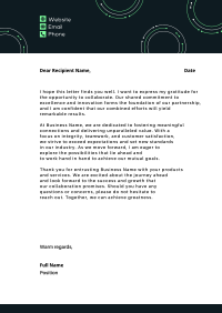 Tech Senses Letterhead Image Preview