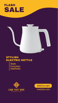 Stylish Electric Kettle Facebook Story Design