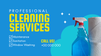 Professional Cleaning Services Facebook event cover Image Preview