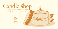Candle Shop Promotion Twitter Post Image Preview