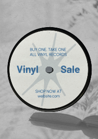 Vinyl Record Sale Poster Image Preview