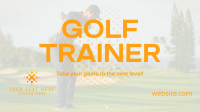 Golf Trainer Animation Design