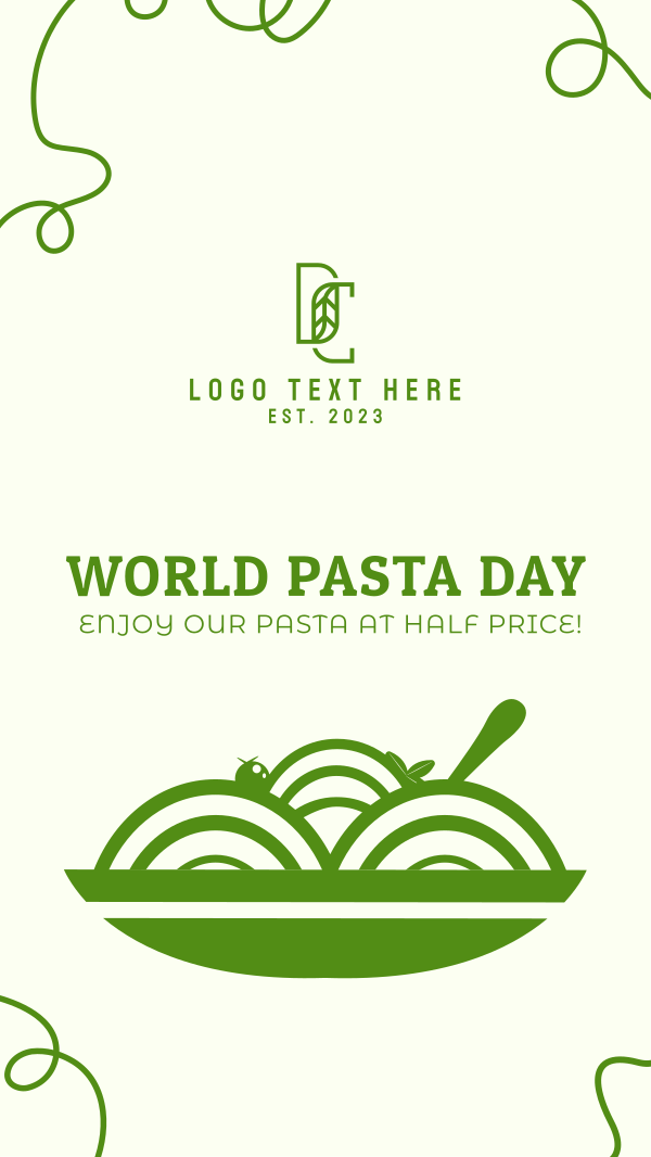 Tasty Pasta Vector Facebook Story Design Image Preview