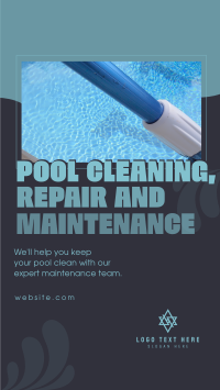 Pool Cleaning Services Instagram reel Image Preview
