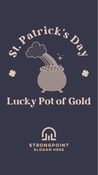 Lucky Pot of Gold Facebook Story Design