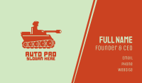 Army Tank Business Card Image Preview