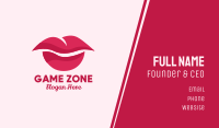 Pink Feminine Lips  Business Card Image Preview