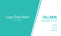 Fresh Serif Font Business Card Preview