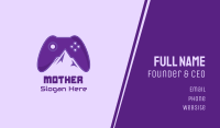Violet Mountain Game Controller Business Card Image Preview