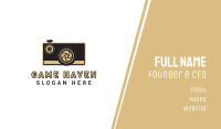 Vintage Brown Camera Business Card Image Preview