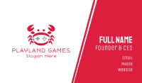 Red Crab Gaming Business Card Image Preview