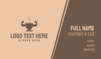 Strong Hot Drink Business Card Preview