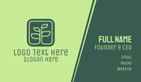 Growing Plant Garden Leaves Business Card Image Preview