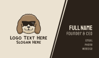 Fluffy Cool Dog Business Card Design