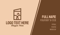 Brown Wall Construction Business Card Image Preview