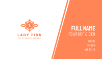 Pink Beauty Lettermark Business Card Image Preview