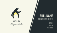 Wild Penguin Business Card Image Preview