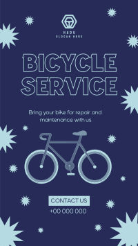 Plan Your Bike Service TikTok Video Image Preview