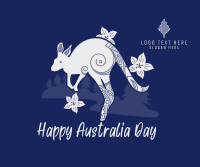 Kangaroo Australia Day Facebook post Image Preview