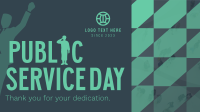 Minimalist Public Service Day Reminder Animation Image Preview