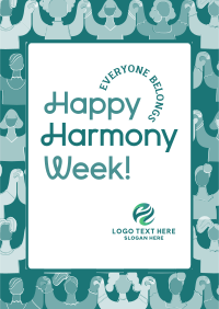 Harmony People Week Poster Design