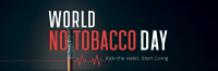 No Tobacco Day Twitter header (cover) Image Preview