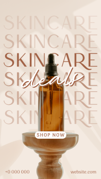 Minimalist Skincare Deals TikTok Video Design