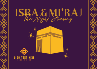 Isra and Mi'raj Postcard Image Preview