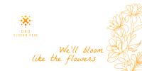 Flowers Bloom Twitter Post Image Preview