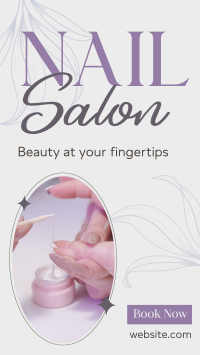 Beauty Nail Salon Instagram Story Design