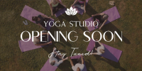 Yoga Studio Opening Twitter post Image Preview