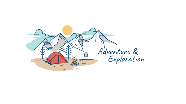 Adventure and Exploration YouTube Banner Design Image Preview